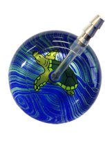 UltraScope Stethoscope Sea Turtle 074 with Navy tubing