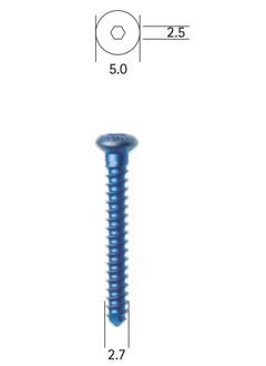 Aesculap TTA Cortical Self Tapping Screw 2.7mm