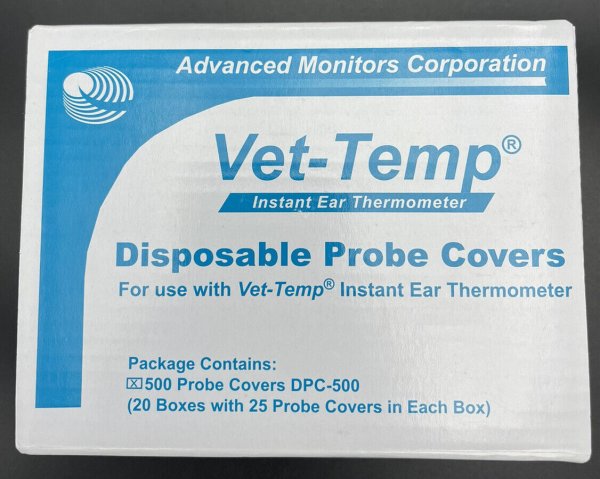 Vet-Temp Instant Thermometer Probe Covers