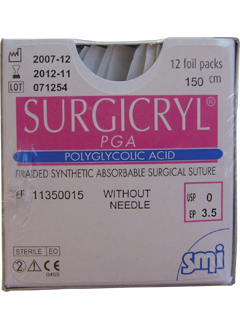 SMI Surgicryl PGA USP 6/0