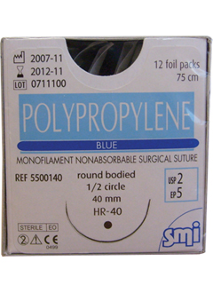 SMI Polypropylene USP 6/0