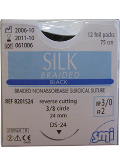 SMI Silk USP 3/0