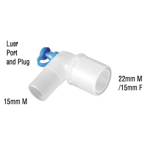 Airway Elbow Adaptor with CO2 Port