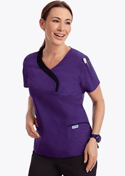 MOBB 410T Ladies Sculptured Scrub Top (CLEARANCE COLOURS)