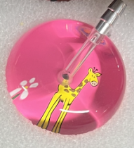 UltraScope Stethoscope Cartoon Giraffe PINK - with Navy tubing