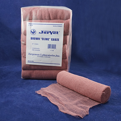 Jorvet Brown Gauze 15cm 12/Pack JORVET J0192B