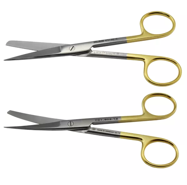 Sound Vet on-line Surgical Scissors - SHARP/BLUNT Tungsten Carbide - German