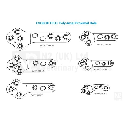 Evolox TPLO Plate - Poly-Axial Proximal Hole