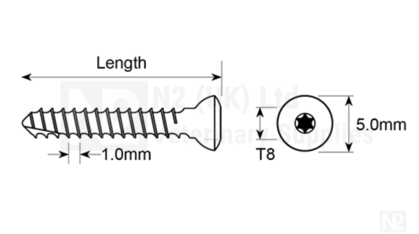 Self Tapping Cortical Screws
