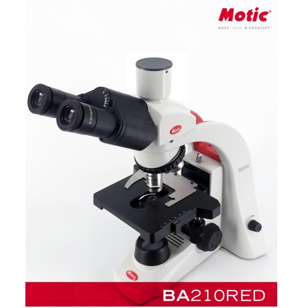 Motic BA210 RED Trinocular Microscope