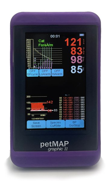 petMAP graphic II Handheld NIBP Monitor (NIBP/HR)